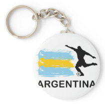 Argentina Football Key Chain