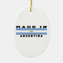 Argentina Made In Designs Christmas Ornament