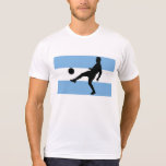 Argentina Soccer Player Shirt Design