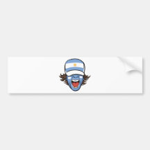 Argentina sports fan bumper sticker