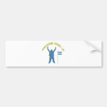 Argentina Stand up Bumper Sticker