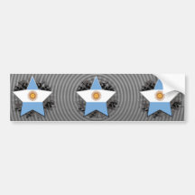 Argentina Star Bumper Sticker
