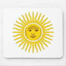 Argentina Sun Mouse Pad