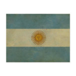 Argentina Vintage aged retro Argentina flag