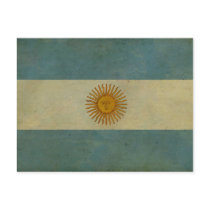 Argentina Vintage aged retro Argentina flag