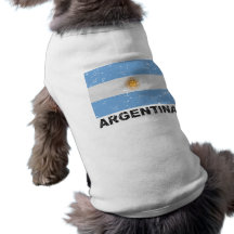 Argentina Vintage Flag Dog Clothes