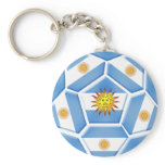 Argentine futebol Tees and soccer ball gear Key Chain