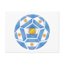 Argentine futebol Tees and soccer ball gear Postcards