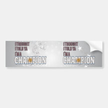 Argentinean and a Champion Bumper Stickers