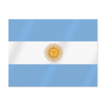 Argentinian flag of Argentina Albicelestes Gifts Postcards