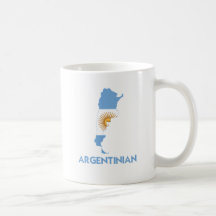 ARGENTINIAN MAP COFFEE MUG