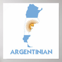 ARGENTINIAN MAP POSTER