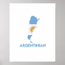 ARGENTINIAN MAP POSTER