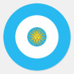 Argentinian Mod Round Sticker