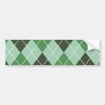Argyle Bumper Sticker