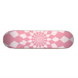 Argyle Burst/Flower - Pinky Skate Deck