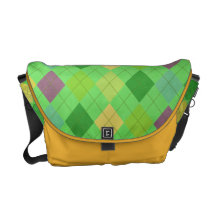 Argyle Mod Mix Courier Bags