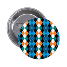 Argyle Pinback Buttons