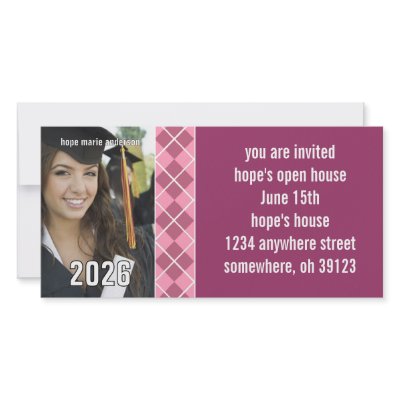 Argyle Senior Pictures 2010 Graduation Invitation by samack