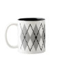 Argyle Skulls - Grey & Black Mug