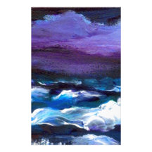 Aria Ocean Waves Art Gifts CricketDiane Art Custom Stationery