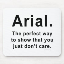 Arial Font Humour Mug