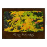 Ariana Autumn Leaves 3 Happy Holidays Cards