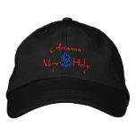 Arianna Name With Italian Meaning Black Embroidered Baseball Cap