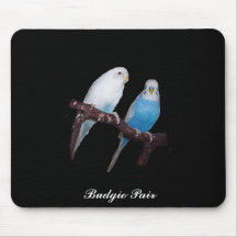 Ariel Oscar Budgie Pair mousepad