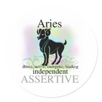 Aries About You Sticker