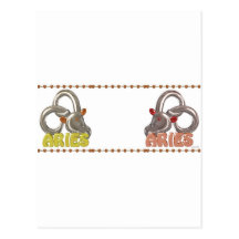Aries Aries zodiac astrology mugmates Postcards