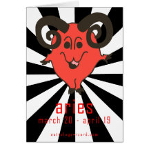 Aries Birthday Card