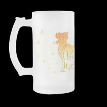 Aries Frosted Mug mugs
