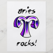 Aries Horoscope Design! Flyers