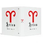 Aries, march 21 -april 19 binders