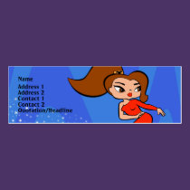 Aries Profile Card business cards