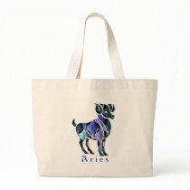 Aries Ram Canvas Tote Bag
