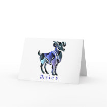 Aries Ram Greeting Card
