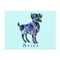 Aries Ram Postcard