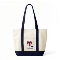 Aries & Scorpio Tote Bags