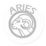 Aries the Ram Sticker