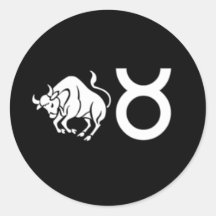 Aries with Symbol Sticker