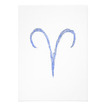 Aries. Zodiac Astrology Sign. Custom Invitations