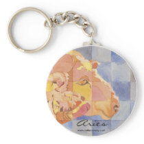 Aries Zodiac Keychain
