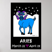 ARIES - ZODIAC POSTER