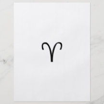 Aries - Zodiac Sign Personalized Flyer
