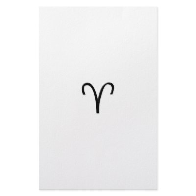 Aries - Zodiac Sign Customized Stationery by oakley56fila