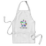 Aries Zodiac Star Sign Colour Line Aprons