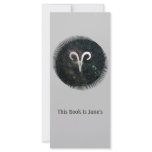 Aries Zodiac Star Sign Universe Bookmark