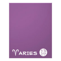 ARIES ZODIAC Symbol Letterhead Design